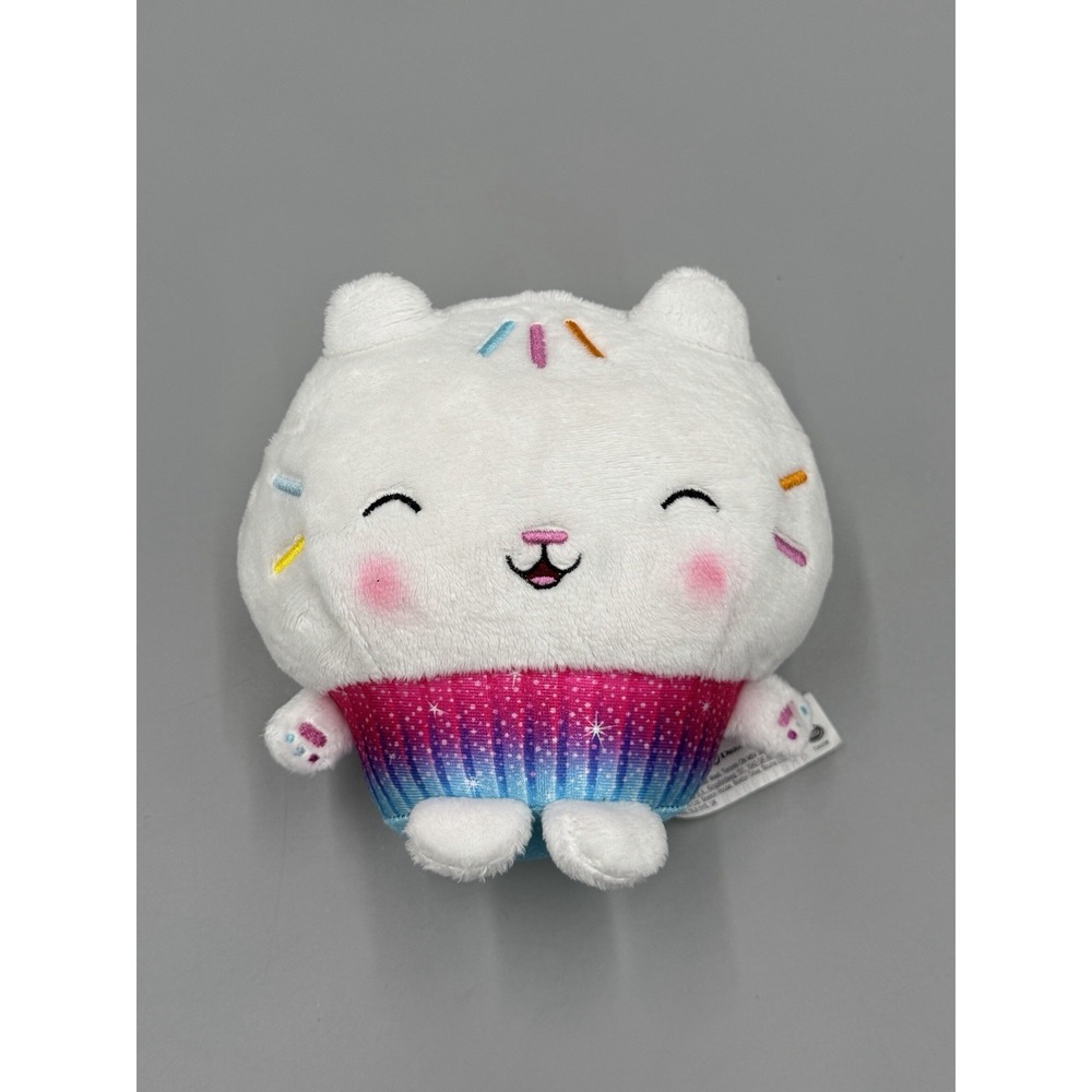 Gabby's Dollhouse Cakey Cat Plush Small 5 Inch Purrific Cupcake Stuffed Animal